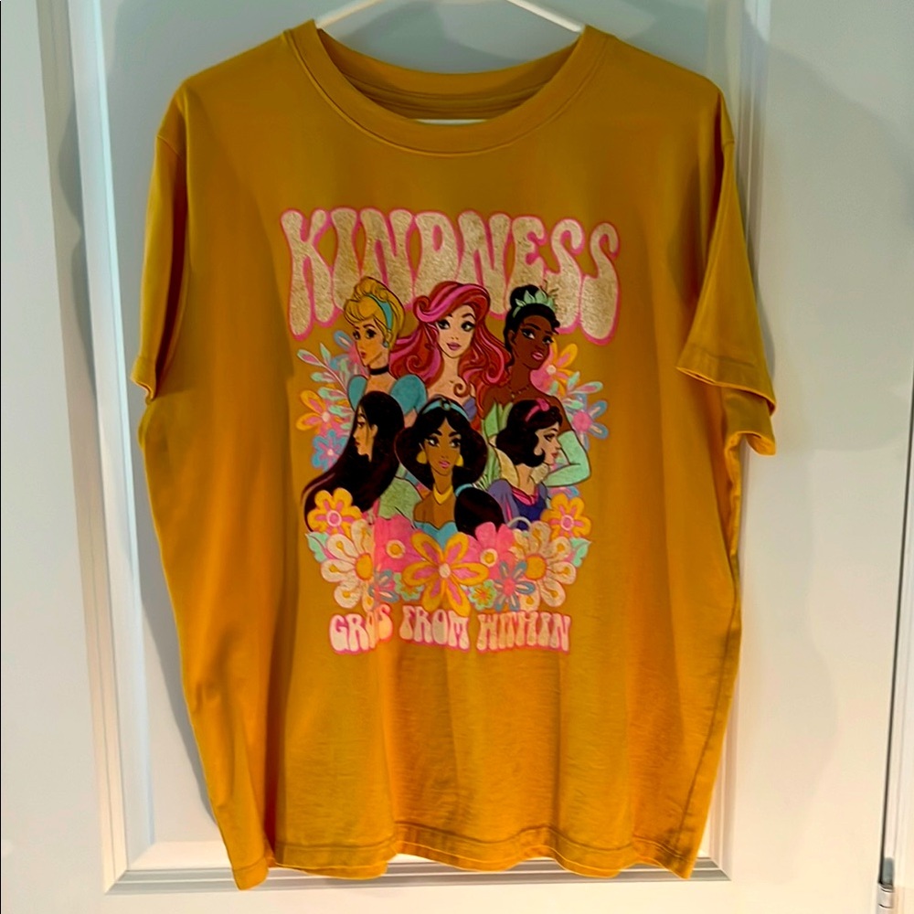 Disney Princess Yellow Kids T-Shirt